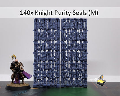 Knight Theme Purity Seals Oaths Papers Scenery Pack - for Wargaming Model Bits 30k Heresy