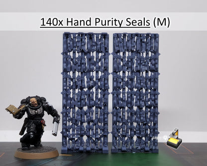 Hand Theme Purity Seals Oaths Papers Scenery Pack - for Wargaming Model Bits 30k Heresy