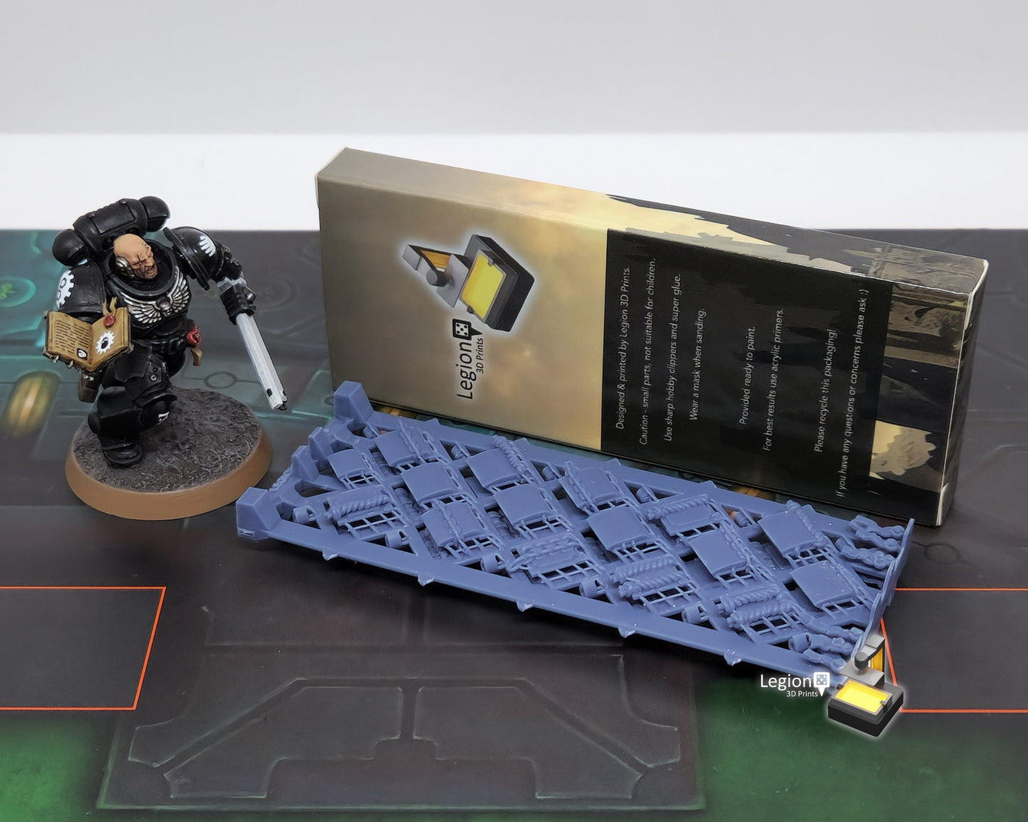 16x Modular Open Books Accessory Packs (M) - for Hobby Wargaming Model Bits - Fantasy AoS 30k Heresy