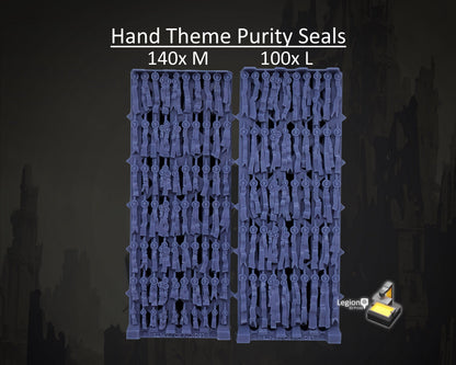 Hand Theme Purity Seals Oaths Papers Scenery Pack - for Wargaming Model Bits 30k Heresy