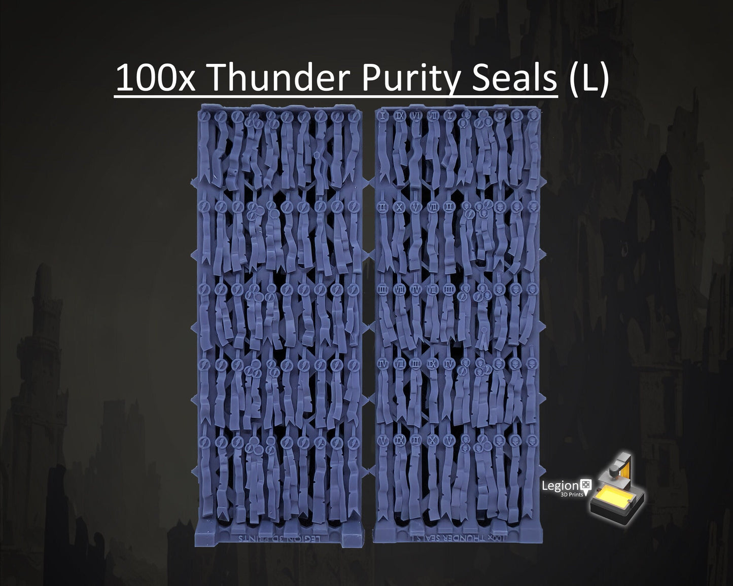 Thunder Theme Purity Seals Oaths Papers Scenery Pack - for Wargaming Model Bits 30k Heresy