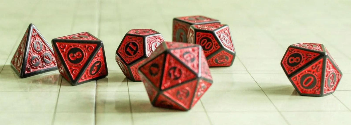 Red Zoltar Dice Set