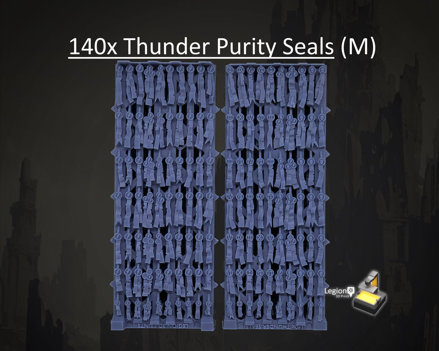 Thunder Theme Purity Seals Oaths Papers Scenery Pack - for Wargaming Model Bits 30k Heresy