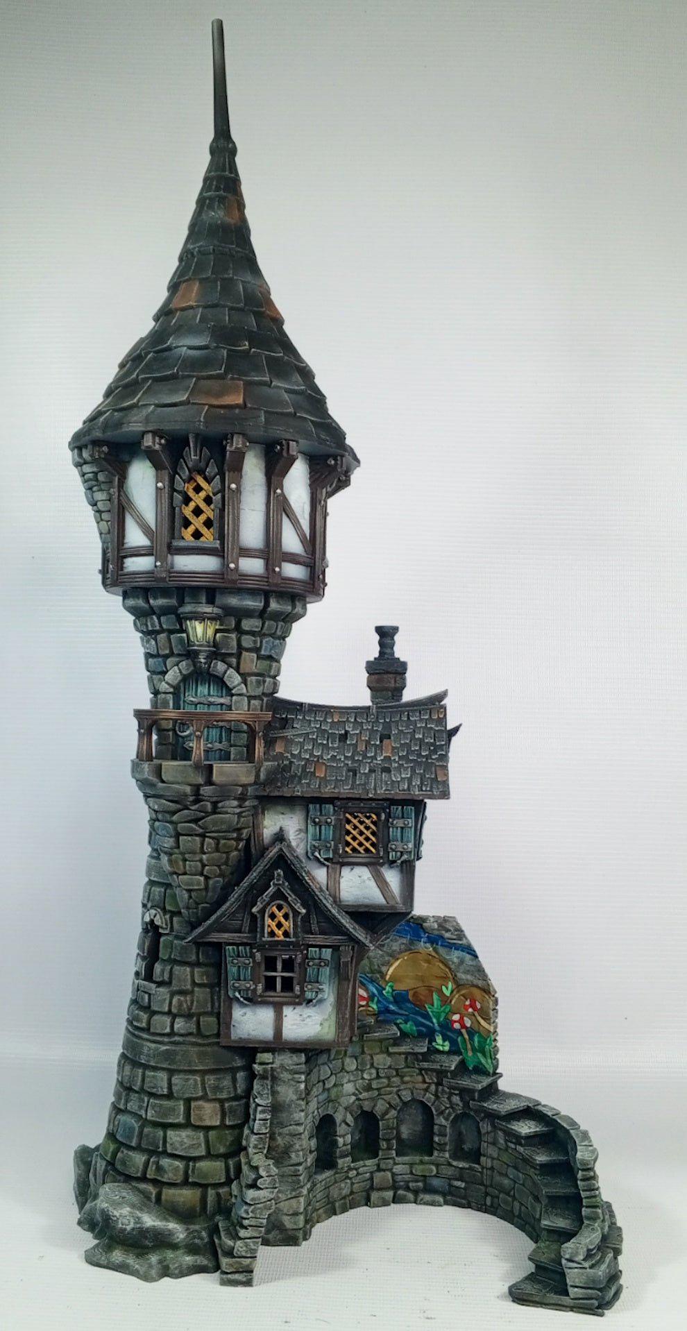 Sorcerers Tower 28mm DND Terrain | Tabletop Wargaming Scenery for Frostgrave & RPG | Unpainted 3D Printed