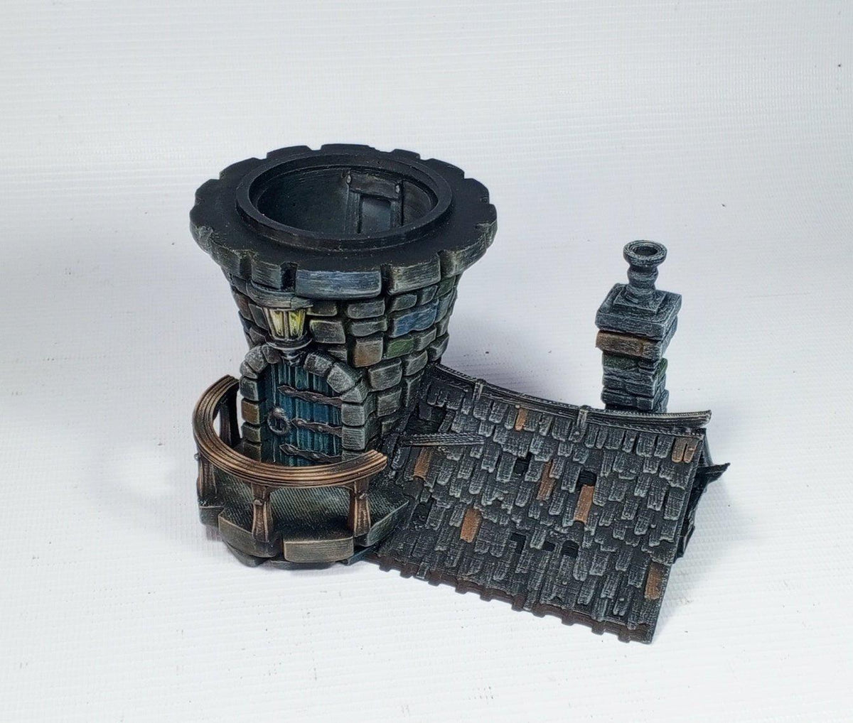 Sorcerers Tower 28mm DND Terrain | Tabletop Wargaming Scenery for Frostgrave & RPG | Unpainted 3D Printed
