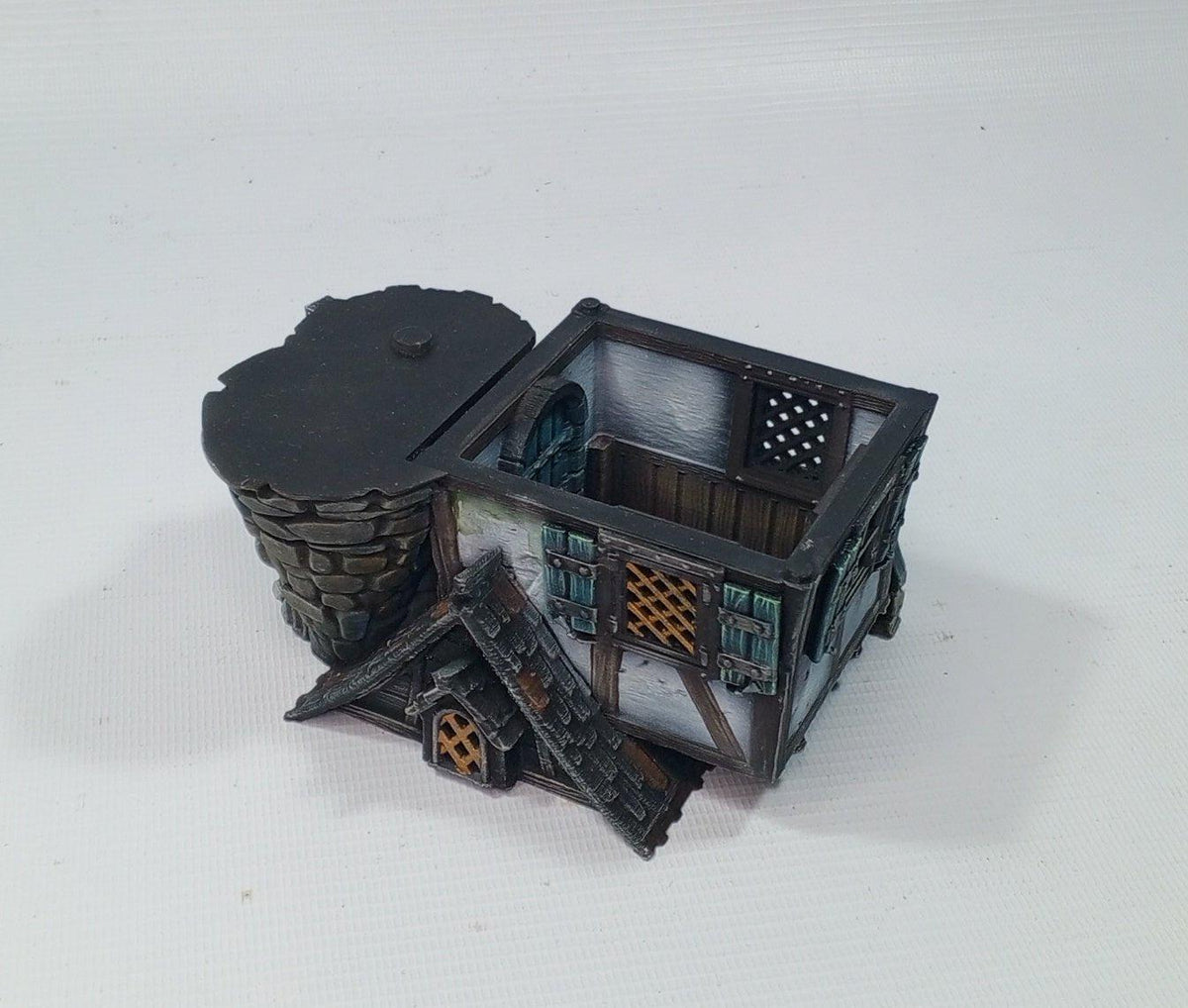 Sorcerers Tower 28mm DND Terrain | Tabletop Wargaming Scenery for Frostgrave & RPG | Unpainted 3D Printed