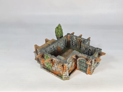 The Toblerone Tower 28mm DND Terrain | Tabletop Wargaming Scenery for Frostgrave & RPG | 3D Printed