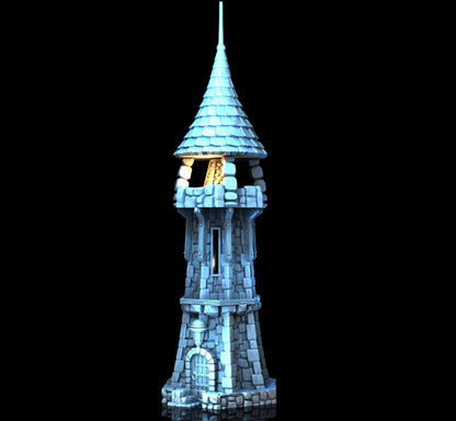 Newfoundland Tower 28mm DND Terrain | Tabletop Wargaming Scenery for Frostgrave & RPG | 3D Printed