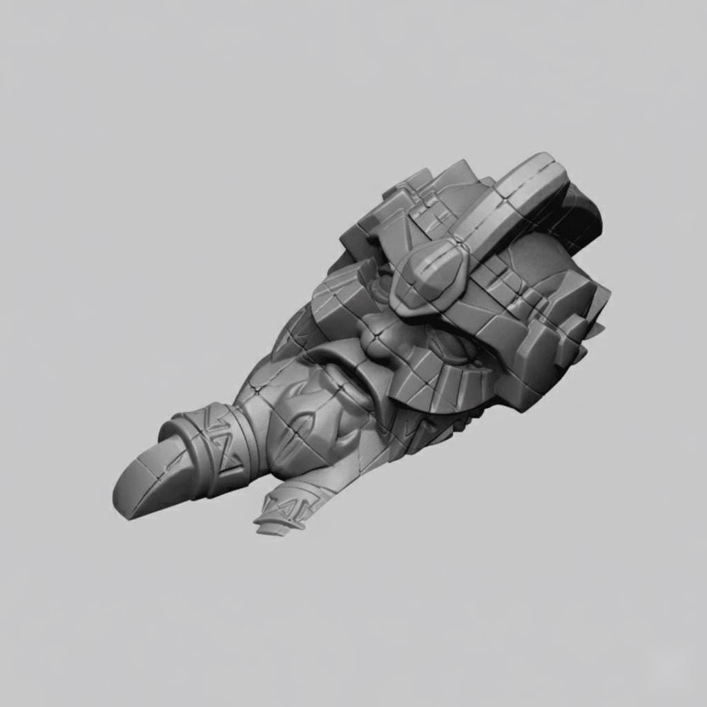 Dwarven Statue Head 28mm DND Scatter Terrain | Tabletop Wargaming Scenery for RPG | 3D Printed