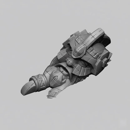 Dwarven Statue Head 28mm DND Scatter Terrain | Tabletop Wargaming Scenery for RPG | 3D Printed
