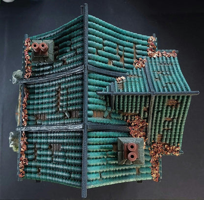 Tombstone House 28mm DND Terrain | Tabletop Wargaming Scenery for Frostgrave & RPG | Unpainted 3D Printed