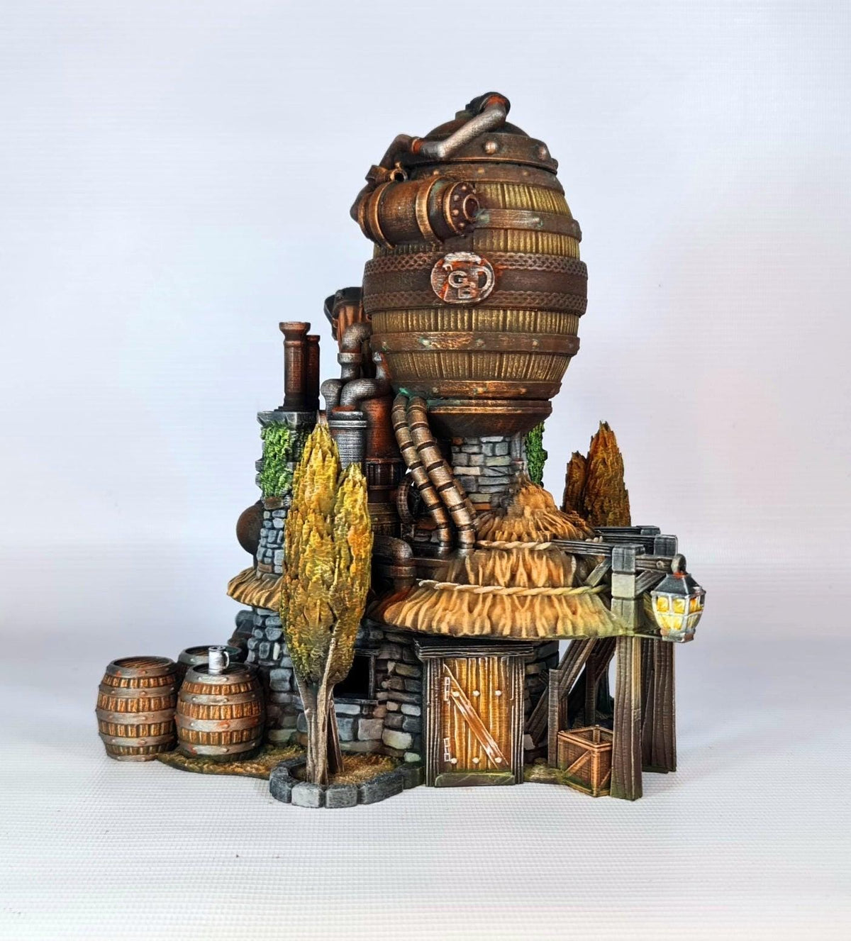 Beer Brewery 28mm DND Terrain | Tabletop Wargaming Scenery for Frostgrave & RPG | Unpainted 3D Printed
