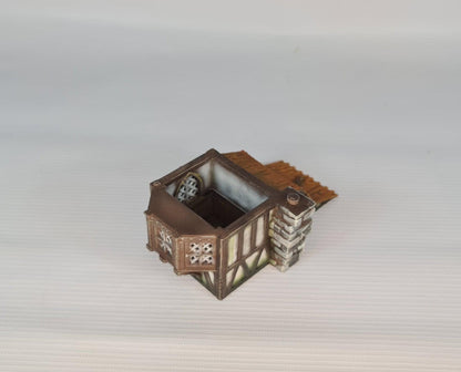 Copperhelm House 28mm DND Terrain | Tabletop Wargaming Scenery for Frostgrave & RPG | Unpainted 3D Printed