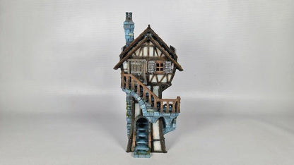 Redwood House 28mm DND Terrain | Tabletop Wargaming Scenery for Frostgrave & RPG | Unpainted 3D Printed