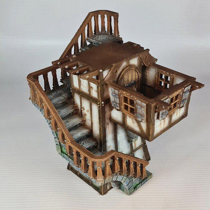 Redwood House 28mm DND Terrain | Tabletop Wargaming Scenery for Frostgrave & RPG | Unpainted 3D Printed