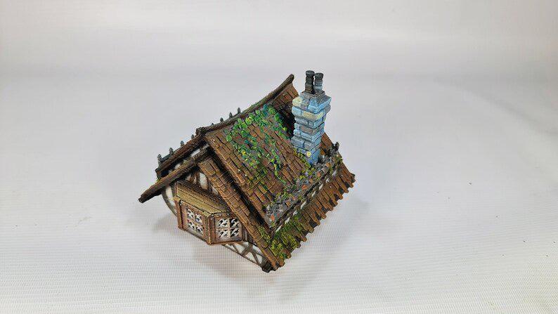 Redwood House 28mm DND Terrain | Tabletop Wargaming Scenery for Frostgrave & RPG | Unpainted 3D Printed