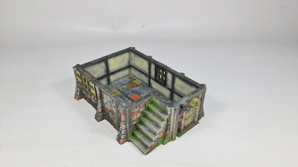 Beetroot House 28mm DND Terrain | Tabletop Wargaming Scenery for Frostgrave & RPG | Unpainted 3D Printed