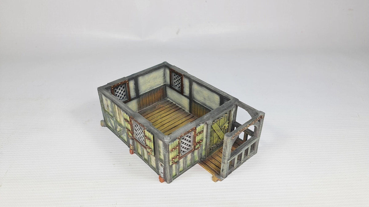 Beetroot House 28mm DND Terrain | Tabletop Wargaming Scenery for Frostgrave & RPG | Unpainted 3D Printed