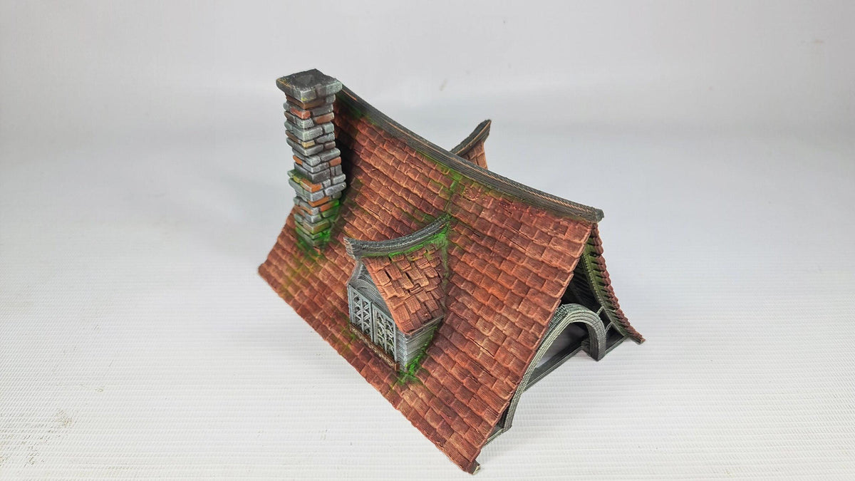 Beetroot House 28mm DND Terrain | Tabletop Wargaming Scenery for Frostgrave & RPG | Unpainted 3D Printed