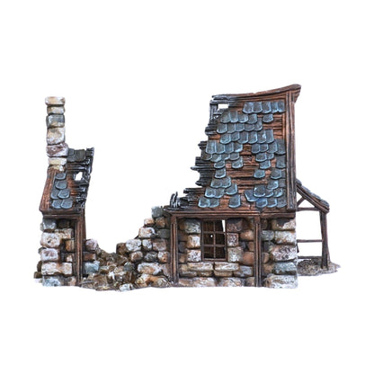 Stick House 28mm DND Terrain | Tabletop Wargaming Scenery for Frostgrave & RPG | Unpainted 3D Printed