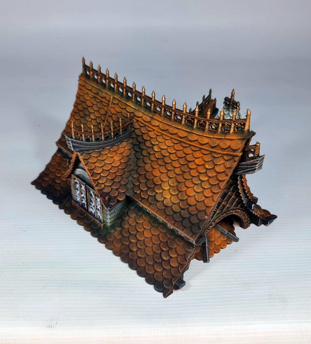 Red Rose Lodge 28mm DND Terrain | Tabletop Wargaming Scenery for Frostgrave & RPG | Unpainted 3D Printed