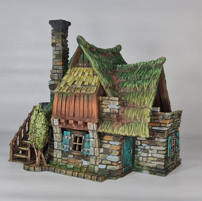 Eldervale Farmstead 28mm DND Terrain | Tabletop Wargaming Scenery for Frostgrave & RPG | 3D Printed