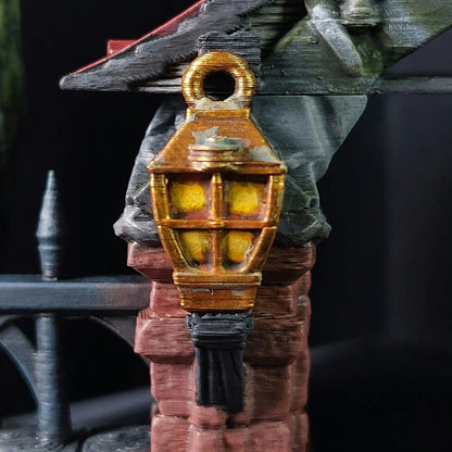 Lych Gate 28mm DND Terrain | Tabletop Wargaming Scenery for Frostgrave & RPG | Unpainted 3D Printed