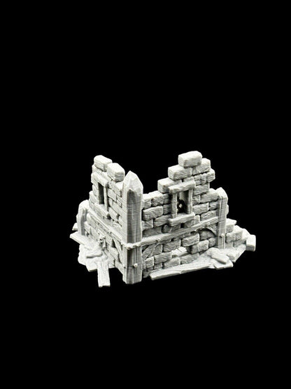 28mm Building Ruins Terrain Scenery for DND, Wargames