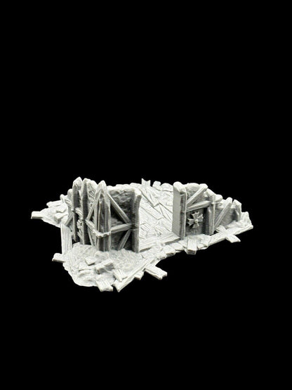 28mm Building Ruins Terrain Scenery for DND, Wargames