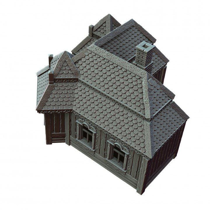 Tanya's House 28mm DND Terrain | Tabletop Wargaming Scenery for Frostgrave & RPG | Unpainted 3D Printed