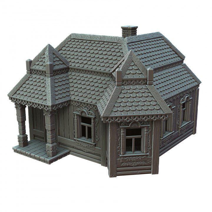 Tanya's House 28mm DND Terrain | Tabletop Wargaming Scenery for Frostgrave & RPG | Unpainted 3D Printed