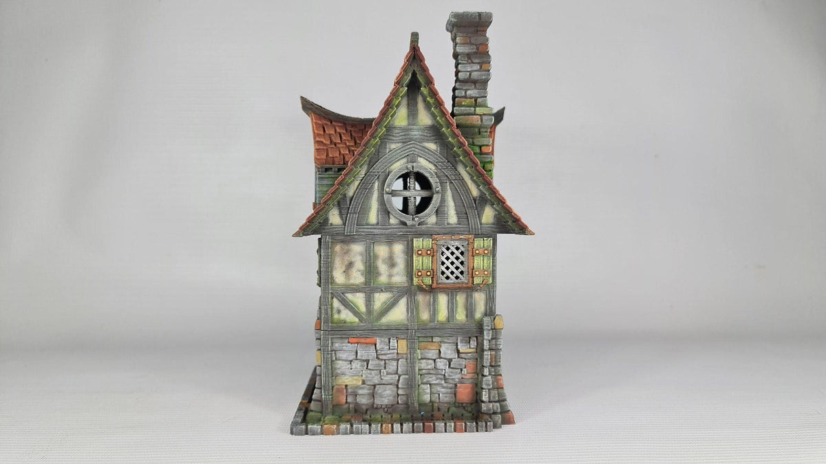 Beetroot House 28mm DND Terrain | Tabletop Wargaming Scenery for Frostgrave & RPG | Unpainted 3D Printed