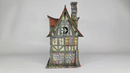 Beetroot House 28mm DND Terrain | Tabletop Wargaming Scenery for Frostgrave & RPG | Unpainted 3D Printed