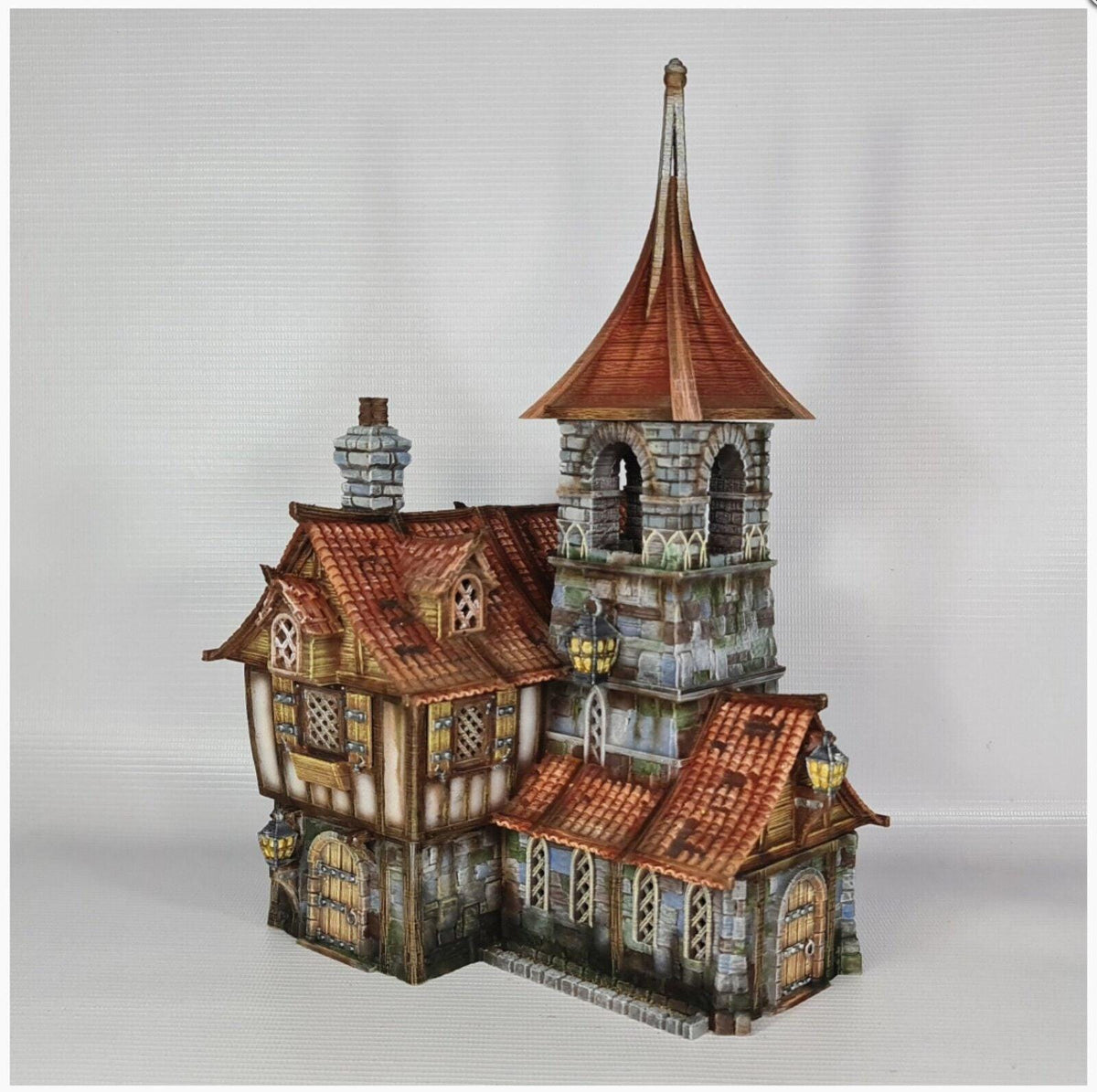 Raspberry Dale Cottage 28mm DND Terrain | Tabletop Wargaming Scenery for Frostgrave & RPG | 3D Printed
