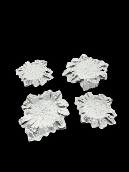 4x 28mm Craters for Tabletop Gaming For tabletop wargaming - 3D Printed