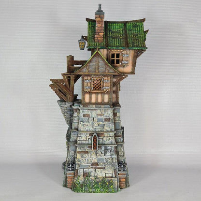 The Green Dragon Tavern 28mm DND Terrain | Tabletop Wargaming Scenery for Frostgrave & RPG | 3D Printed