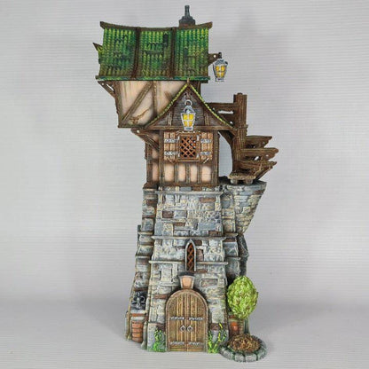The Green Dragon Tavern 28mm DND Terrain | Tabletop Wargaming Scenery for Frostgrave & RPG | 3D Printed