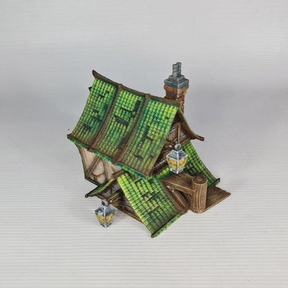 The Green Dragon Tavern 28mm DND Terrain | Tabletop Wargaming Scenery for Frostgrave & RPG | 3D Printed