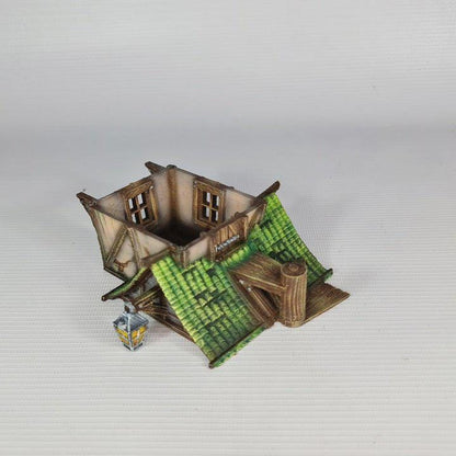 The Green Dragon Tavern 28mm DND Terrain | Tabletop Wargaming Scenery for Frostgrave & RPG | 3D Printed