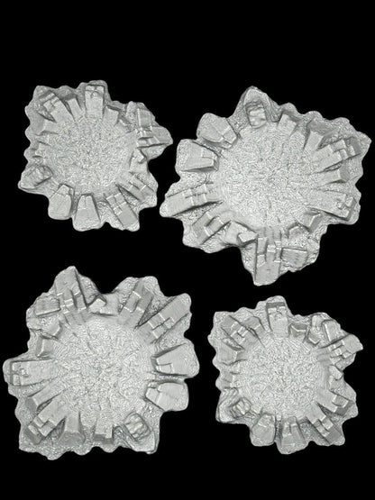 4x 28mm Craters for Tabletop Gaming For tabletop wargaming - 3D Printed
