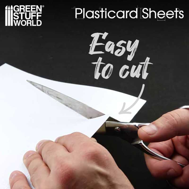 Textured Styrene Plasticard Sheet - Diamond Tread | Green Stuff World