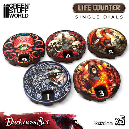 MTG Life Counter Dials - 5pc | Green Stuff World