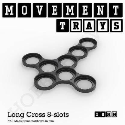 28mm Movement Trays for Tabletop Games | Wargaming | Full Range