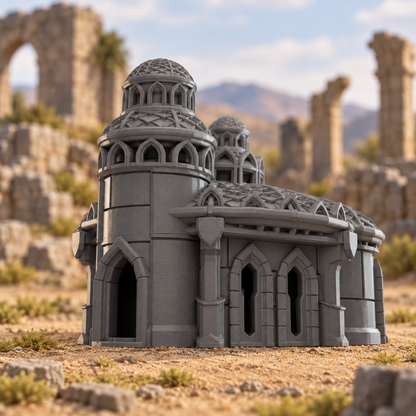 Lost City Building 28mm DND Terrain Set 3 | Tabletop Wargaming Ruins for Frostgrave & RPG | 3D Printed