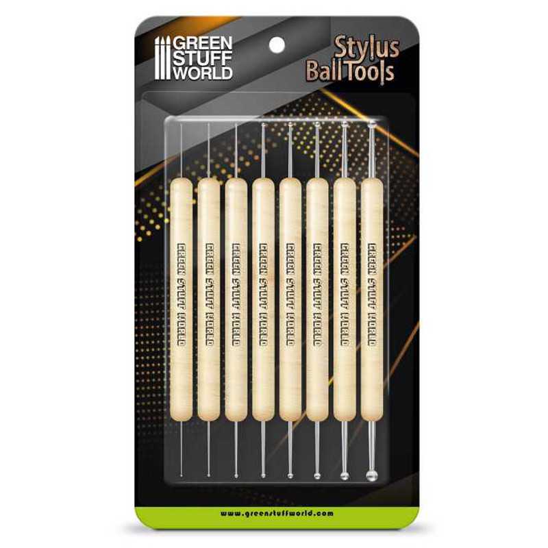 Stylus Ball Sculpting Tool Set - 8pc | Green Stuff World
