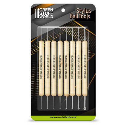 Stylus Ball Sculpting Tool Set - 8pc | Green Stuff World