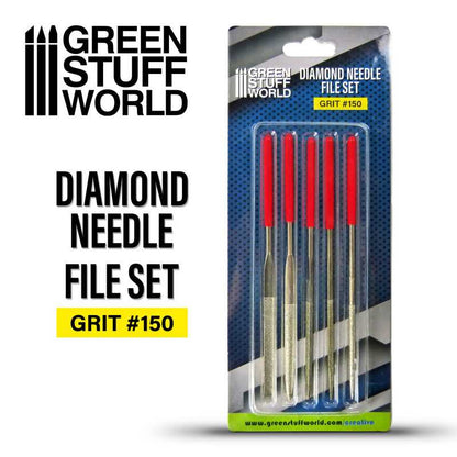 Diamond Needle File Set x5 | Green Stuff World