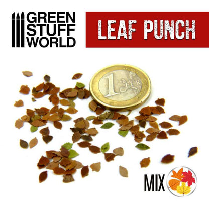 Miniature Leaf Punch - Beech, Elm, Birch Mix | Green Stuff World