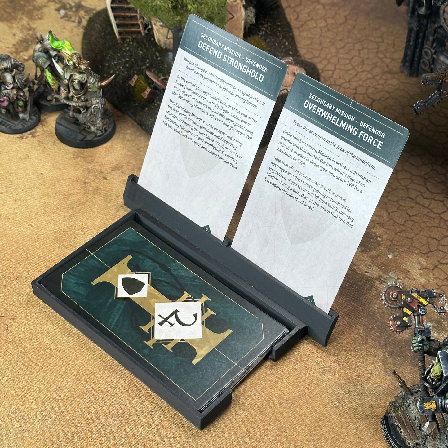 Mission Deck Card Stand & Holder