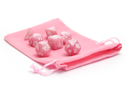 Plain Dice Bag - Pink